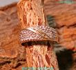 Nr:6938,01 - 1 Ring 585gg mit Diamantsplittern - Ringgröße 55